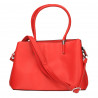 Poseta rosie, mica, pentru tinute chic