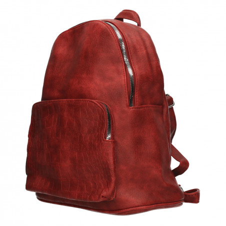 Rucsac dama, rosu inchis, stil urban