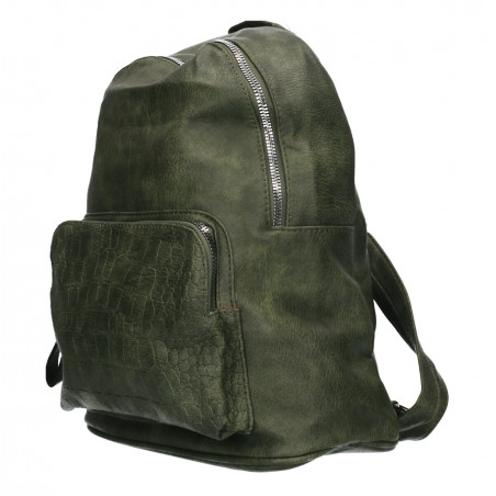 Rucsac mic, stil modern, imprimeu croco