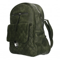Rucsac verde, mic, stil smart casual