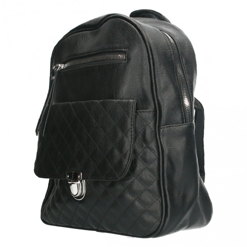 Rucsac negru, mic, pentru adolescenti Rucsac negru, mic, pentru adolescenti