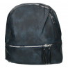 Rucsac bleumarin, cu fermoare metalice
