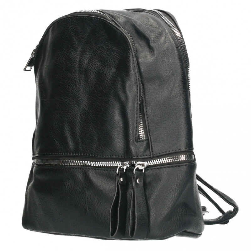 Rucsac negru, marime mica, pentru fete Rucsac negru, marime mica, pentru fete