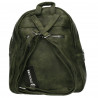 Rucsacel dama, culoarea verde, stil urban