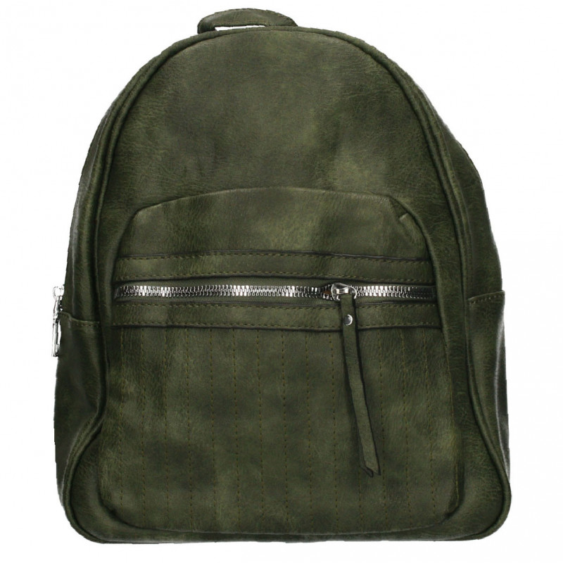 Rucsacel dama, culoarea verde, stil urban Rucsacel dama, culoarea verde, stil urban