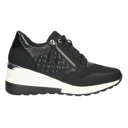 Sneakers urbani, negri, pentru femei