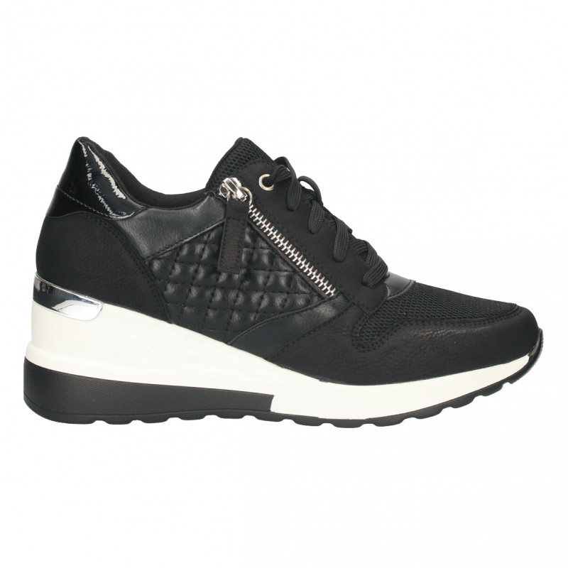 Sneakers urbani, negri, pentru femei Sneakers urbani, negri, pentru femei