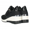 Sneakers urbani, negri, pentru femei