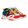 Sneakers urbani, multicolori, talpa inalta