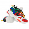 Sneakers urbani, multicolori, talpa inalta