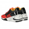 Sneakers rosu cu negru, animal print