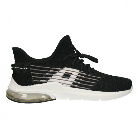 Pantofi sport femei, negri, slip on