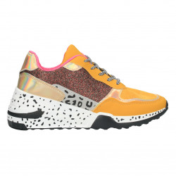 Sneakers dama, animal print, talpa inalta