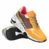 Sneakers dama, animal print, talpa inalta