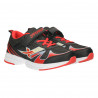 Pantofi sport copii, negru cu rosu