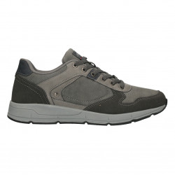 Sneakers barbatesti, gri, in stil urban
