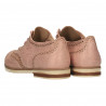 Pantofi dama, stil Oxford, roz pal
