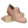 Pantofi dama, stil Oxford, roz pal