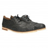 Pantofi gri, dama, stil Oxford