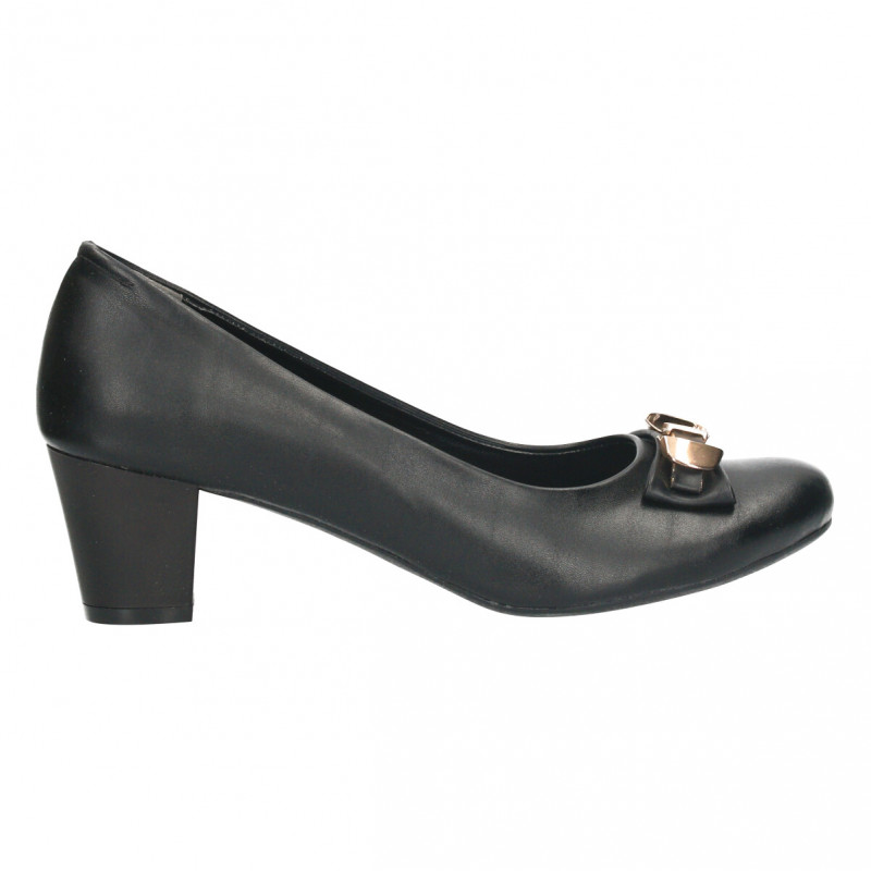 Pantofi office, funda stilizata, toc block