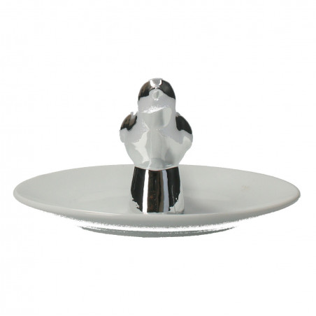 Platou mic, aperitive, decor pasare