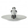 Platou mic, aperitive, decor pasare
