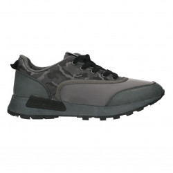 Sneakers barbati, gri, imprimeu army