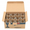 Pahare sticla 1.7 ml, set 12