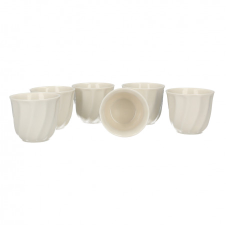 Set cani mici, fara toarta, 24 piese