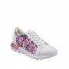 Sneakers florali, cu talpa moderna