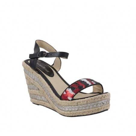 Sandale dama casual negru marca Dame Rose VGFE1209N.MS