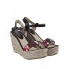 Sandale dama casual negru marca Dame Rose VGFE1209N.MS