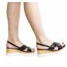 Sandale dama casual negru marca Dame Rose VGFR2421N.MS