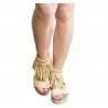Sandale dama casual bej marca Dame Rose VGFP201BE.MS