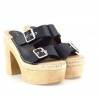 Saboti dama negru cu platforma marca Fly For VGFT-71N.MS