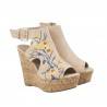Sandale dama casual bej