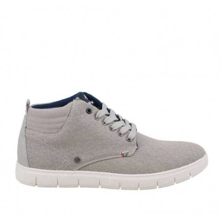 Ghete barbatesti, casual, culoarea gri